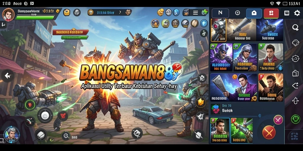 Tampilan aplikasi <strong>BANGSAWAN88</strong> yang user-friendly dan fitur lengkap.