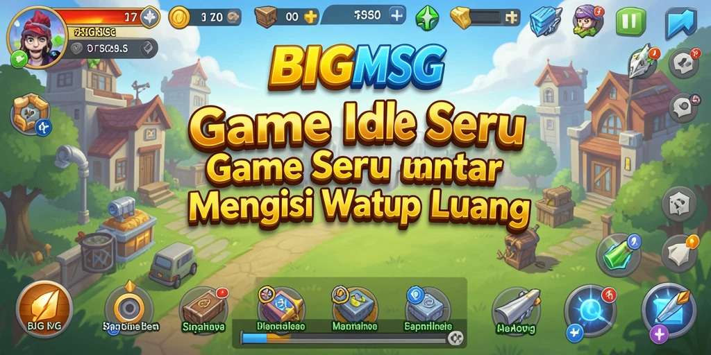 Tampilan gameplay <strong>BIGMSG</strong> yang menarik dan interaktif.