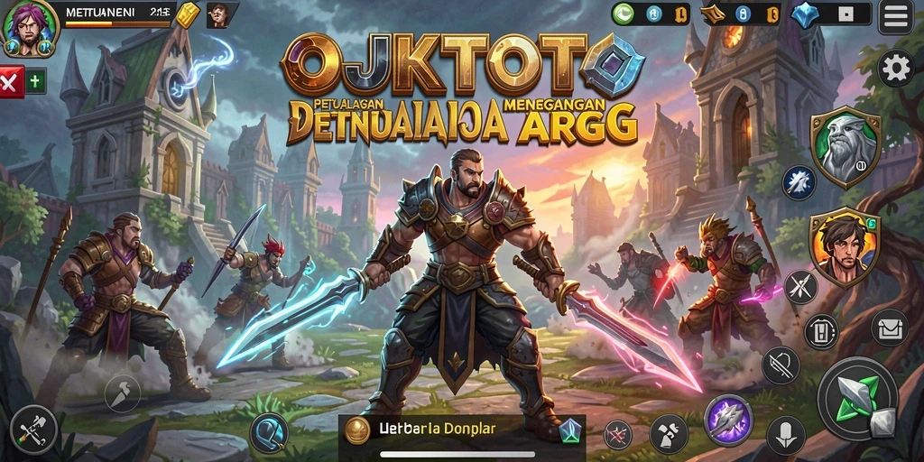 Gameplay OJKTOTO yang mendebarkan dalam pertarungan ARPG.