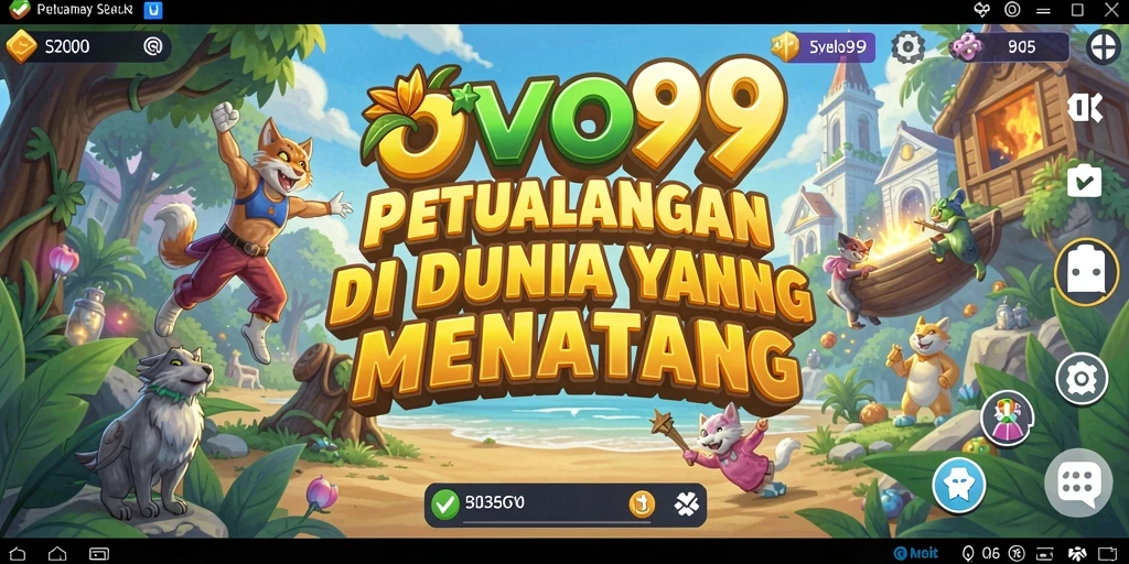Screenshot gameplay OVO99 menampilkan aksi seru dalam petualangan.