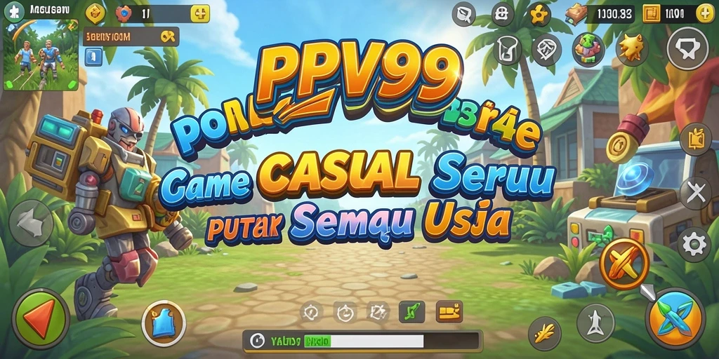 Tampilan gameplay PPV99 yang seru dan penuh warna.
