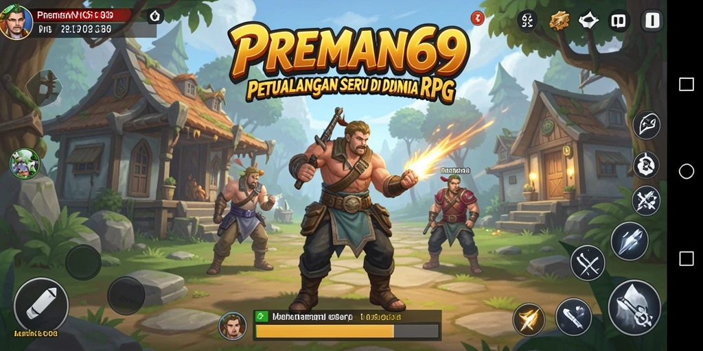 Tampilan gameplay RPG seru di PREMAN69 yang menantang.