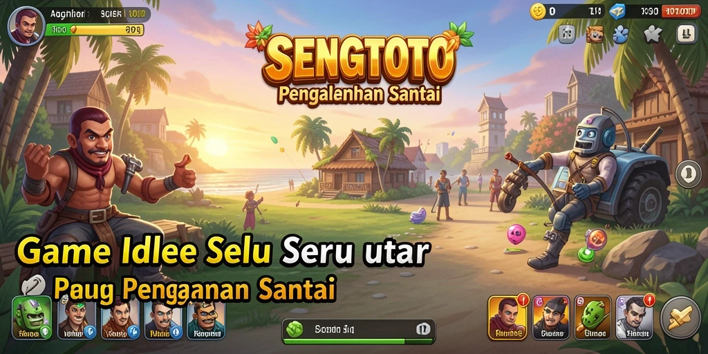 Tampilan gameplay SENGTOTO dengan elemen idle yang menarik.