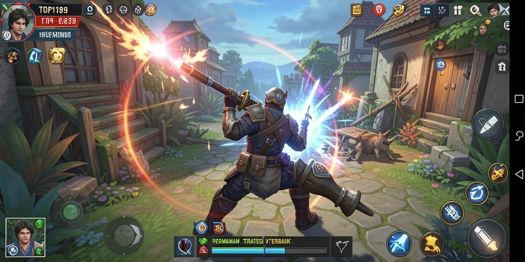 Tampilan grafik gameplay yang menakjubkan di TOPI189.